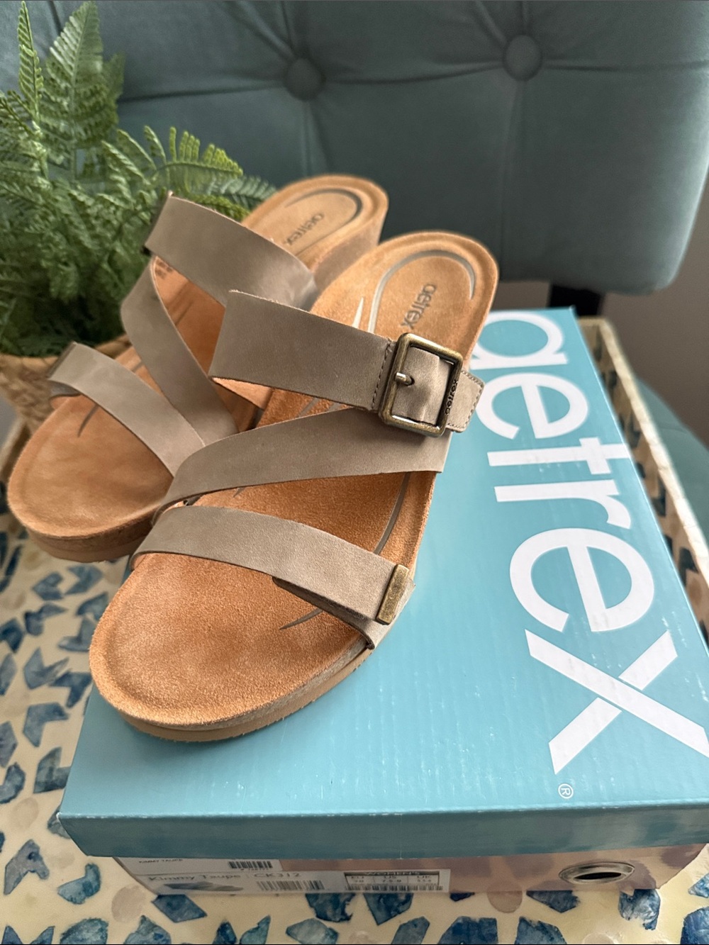 Aetrex Kimmy Arch Support Sandal size 7.5 - Picture 5 of 5